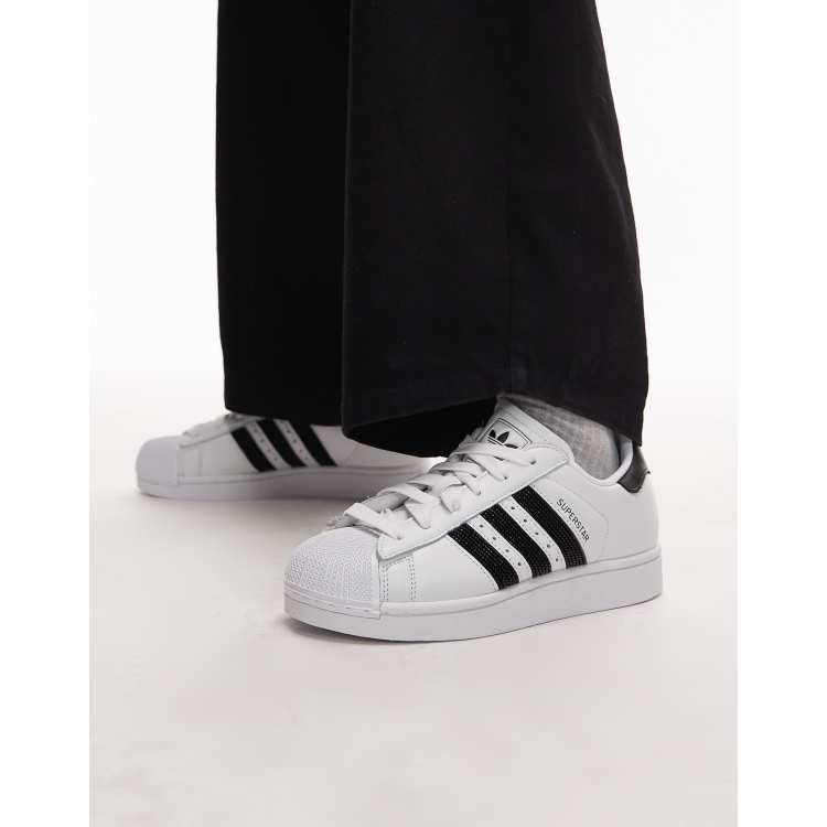 adidas gazelle silver green womens Adidas Superstar II Bianco Glitter Nero