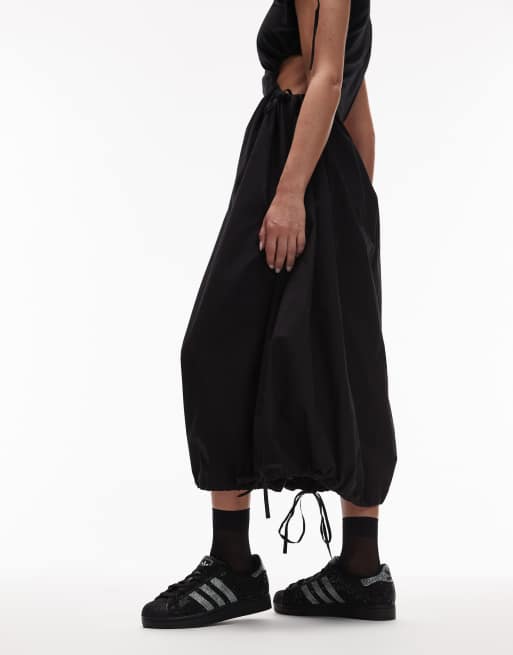 adidas Originals Superstar II sneakers in black and silver dimantes | ASOS