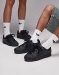 [adidas Originals] adidas Originals Superstar II sneakers in black 36 BLACK