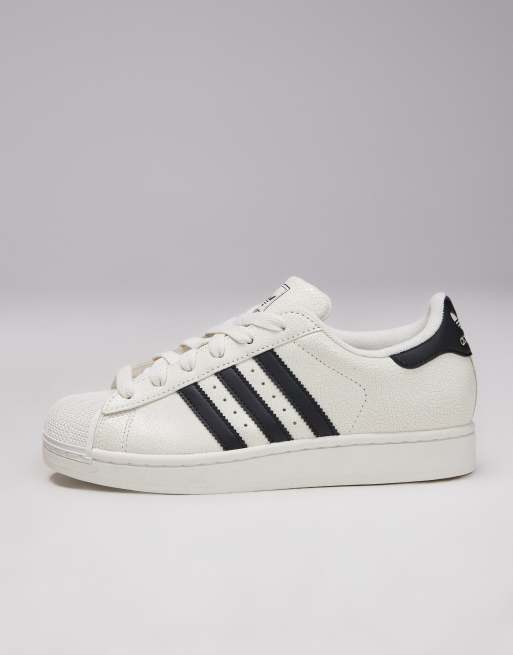 adidas Originals Superstar II sneakers in cream and black ASOS