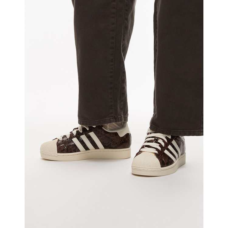 adidas Originals Superstar II sneakers in snake print ASOS