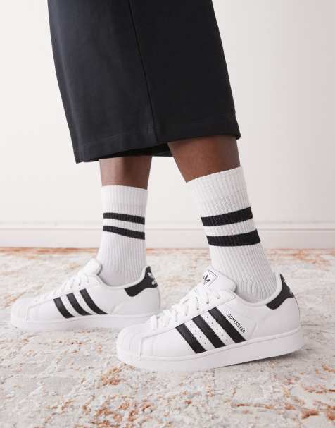 adidas Originals Superstar II sneakers in white and black - view 1