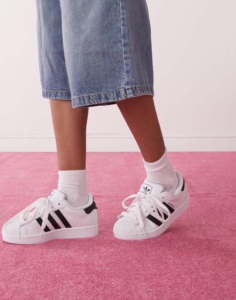adidas Originals Superstar II sneakers in white and black - view 1