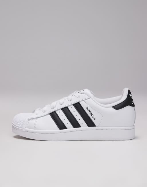adidas Originals Superstar II sneakers in white and black