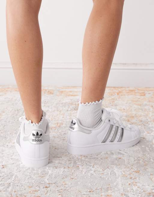 adidas gazelle silver green womens adidas C77153 adidas Superstar Women's main image 1