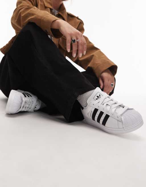 adidas gazelle silver green womens Adidas Superstar Wit / Zwart - Heren Sneaker