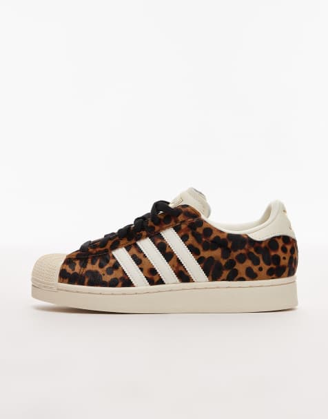 adidas Originals - Superstar II - Sneakers med leopardprint i ponyhårsmateriale - view 1