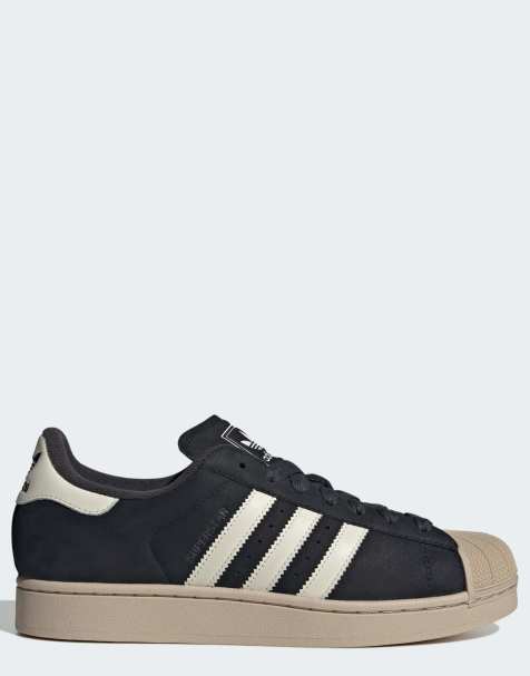 adidas Originals Superstar II sneakers nere e bianche con suola beige - view 1