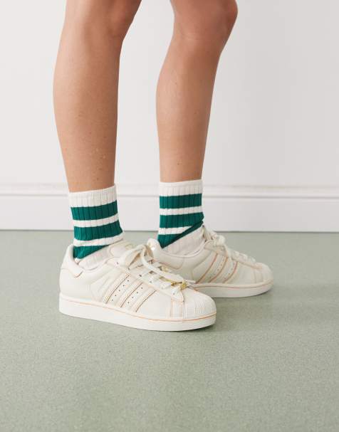 adidas Originals Superstar II sneakers with jewel detailing in off white - view 1