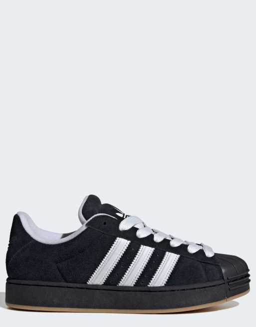 adidas Originals - Superstar II - Sorte/hvide sko med gummisål