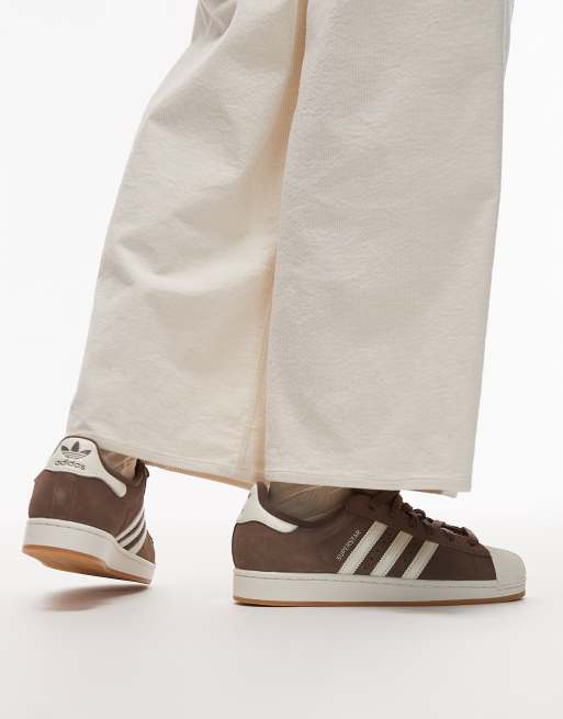 adidas Originals Superstar II trainers in brown