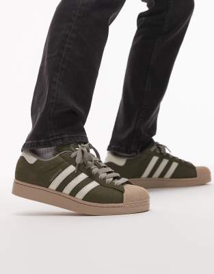  Superstar II trainers in khaki green 