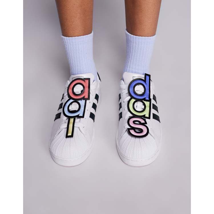 adidas Originals Superstar II x Jeremy Scott sneakers in white | ASOS