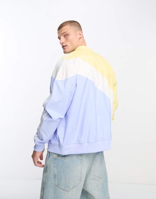 adidas Originals Superstar jacket in blue and yellow ASOS