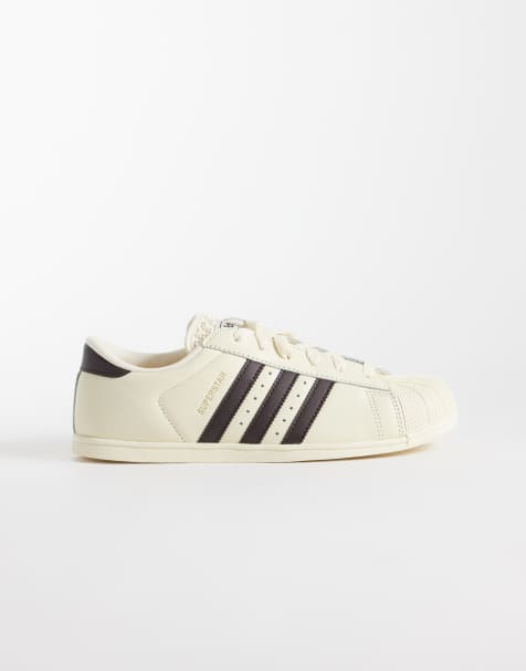 adidas Originals Superstar Lo Pro sneakers i cream och brown - view 1