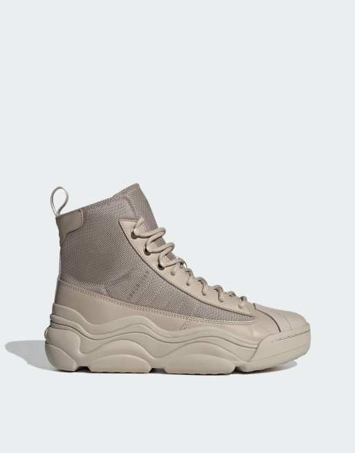 Beige nike store boots