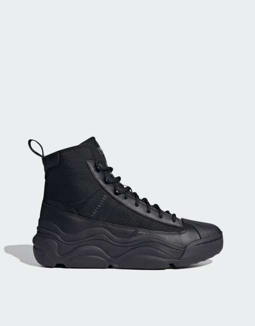 Shell toe outlet high top black