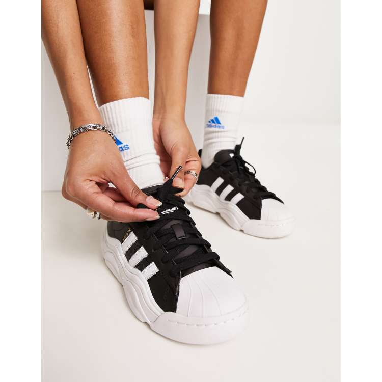 Adidas chunky store sneakers black