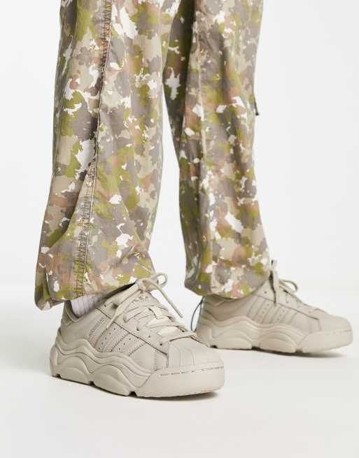 adidas Originals Superstar Millencon trainers in triple beige | ASOS