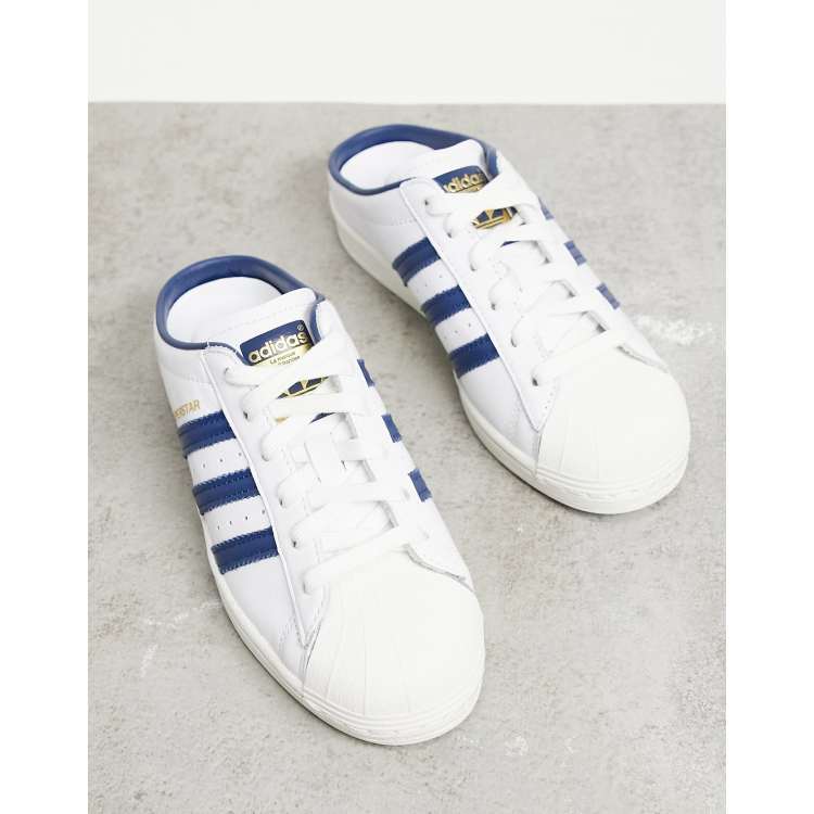 adidas Originals Superstar Muiltjes in wit ASOS