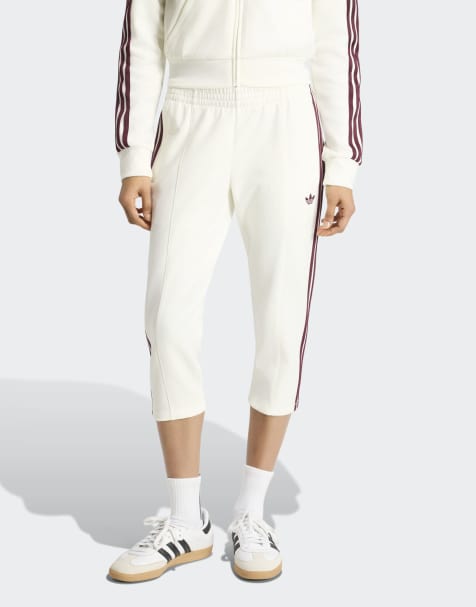 adidas Originals - Superstar - Pantaloni sportivi a 3/4 bianco sporco - view 1