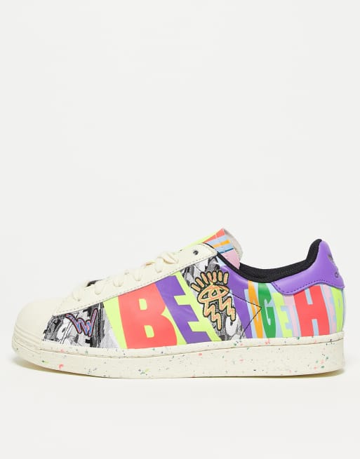 adidas Originals – Superstar Pride – Flerfärgade sneaker