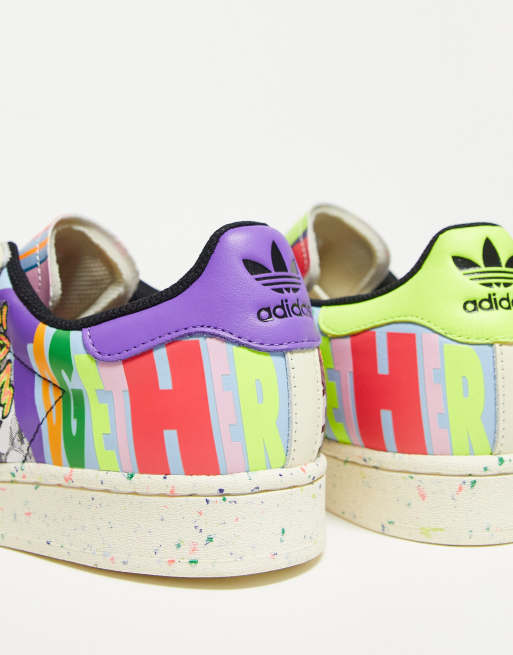 Scarpe adidas superstar multicolor hot sale
