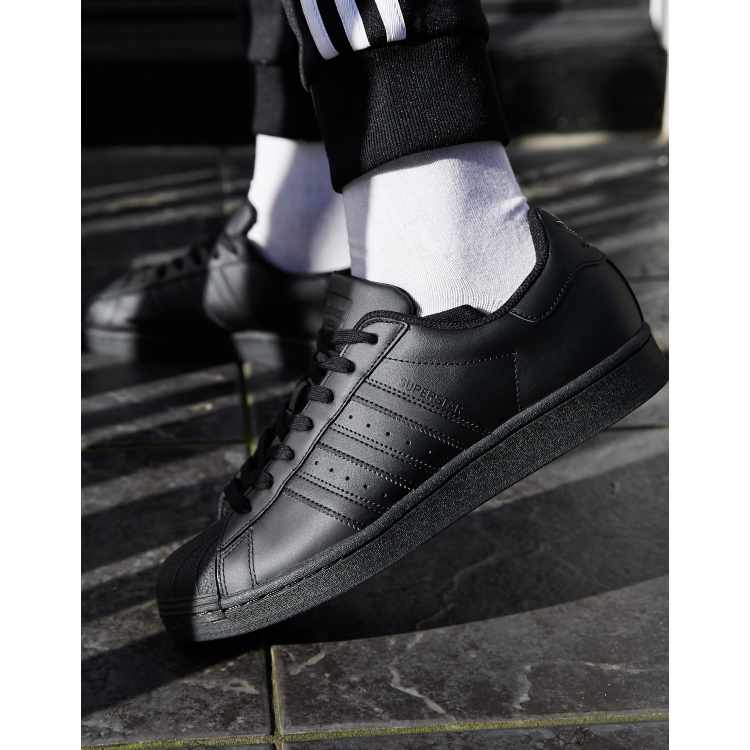 adidas Originals Superstar Schwarze Sneaker ASOS