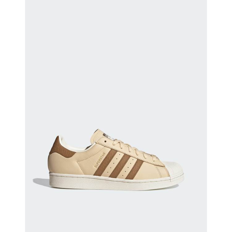 adidas Originals Superstar Shoes in Beige ASOS