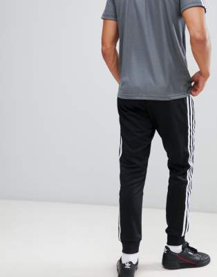 adidas originals premium skinny joggers in black