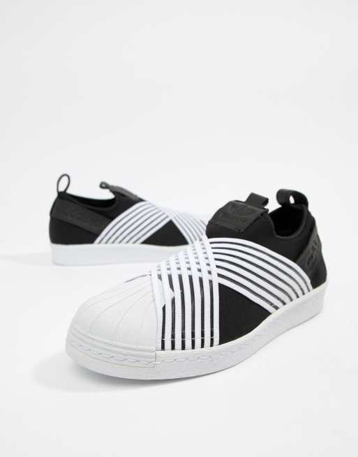 Womens adidas superstar shop slip on trainers