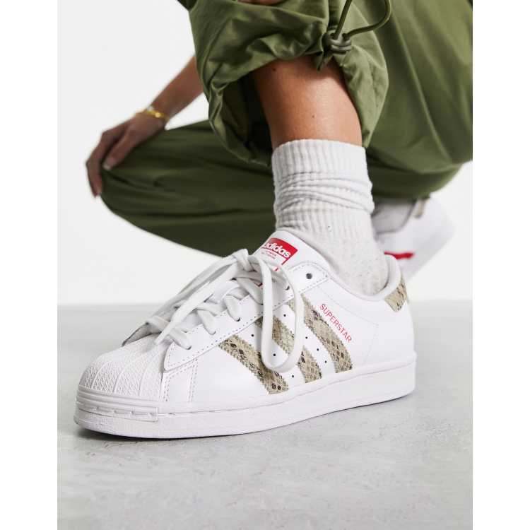 adidas Originals Superstar snake sneakers in | ASOS