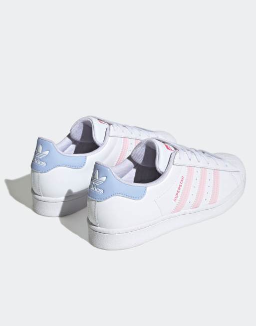 Adidas originals superstar light pink best sale