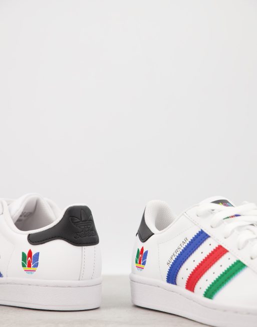 Adidas superstar store bunte streifen