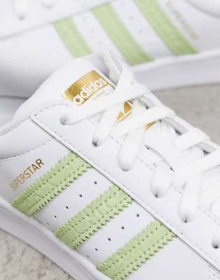 adidas superstar bianche verdi