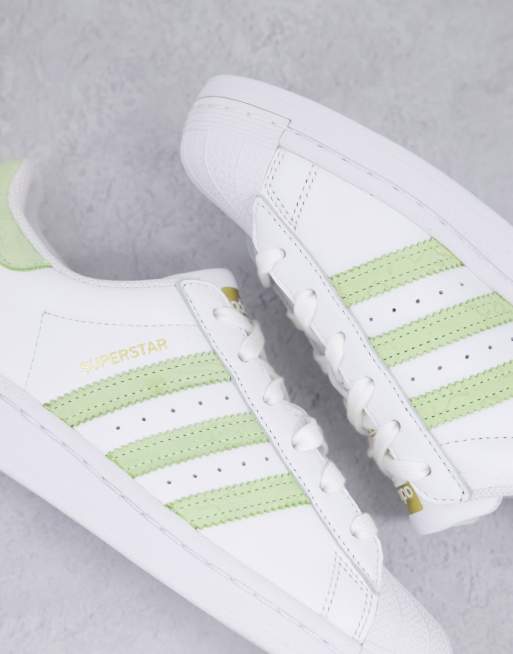 Adidas superstar bianche e verdi prezzo online