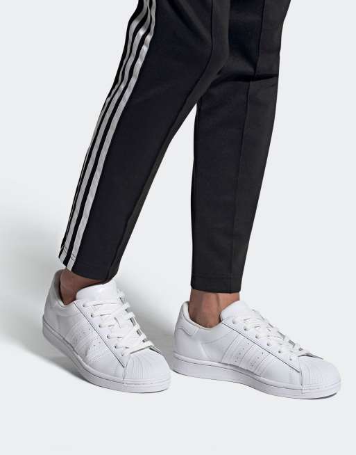 Adidas white superstars womens best sale