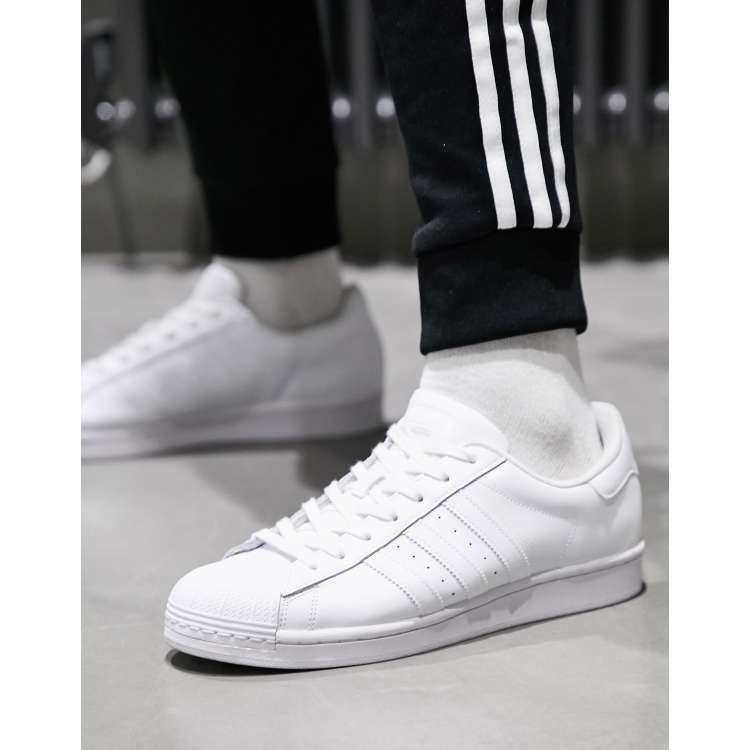 adidas Originals Superstar Sneakers bianco triplo