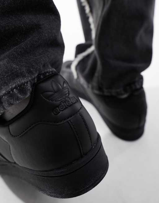 adidas Originals Superstar Sneakers geheel in zwart ASOS