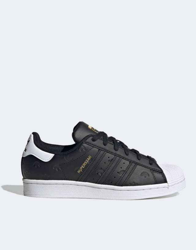 adidas Originals Superstar sneakers in black