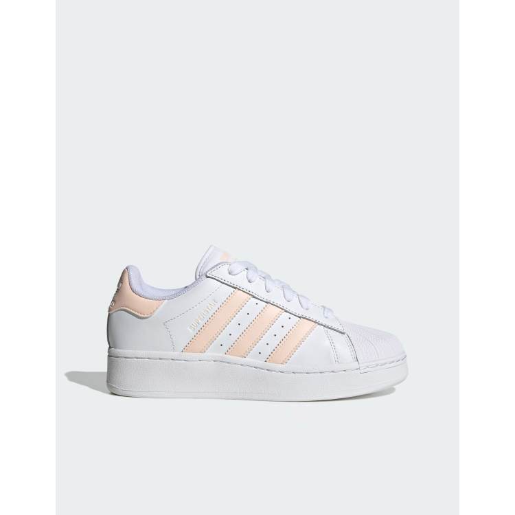 Adidas rose 2024 gold superstar sneakers