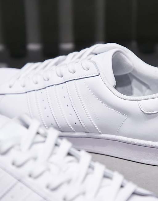 adidas Originals Superstar sneakers in triple white adidas Originals Superstar sneakers in triple white