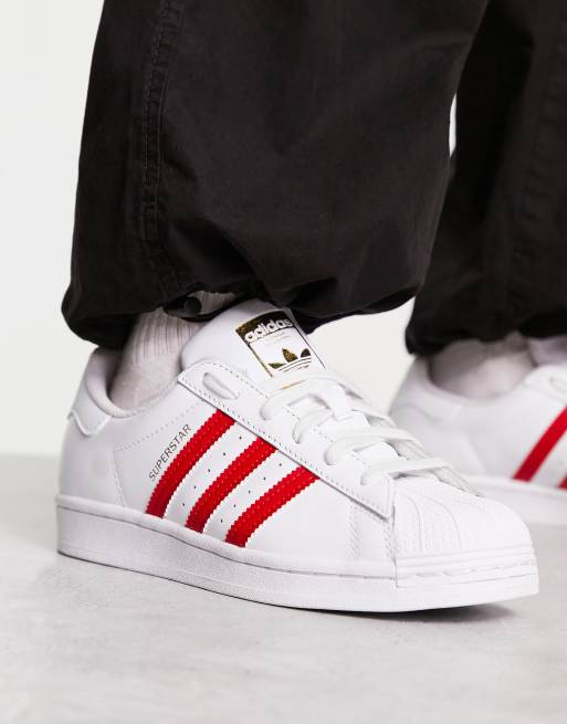 Adidas superstar hotsell relaxed red