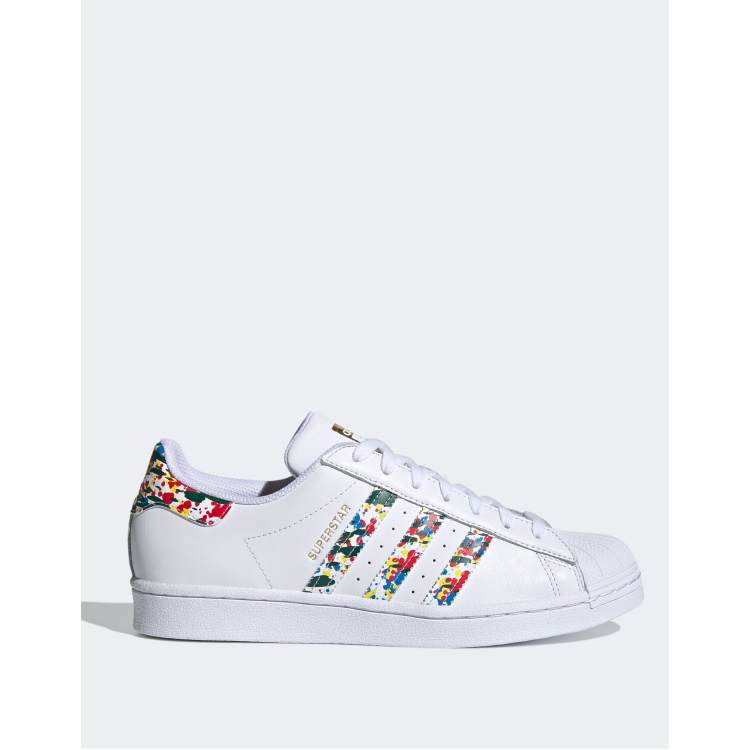 Adidas Originals SuperStar Color Paint Splatter Shoes Men's 8 - 9.5 FX5537