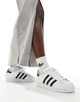 adidas Originals Superstar trainers in white - ASOS Price Checker