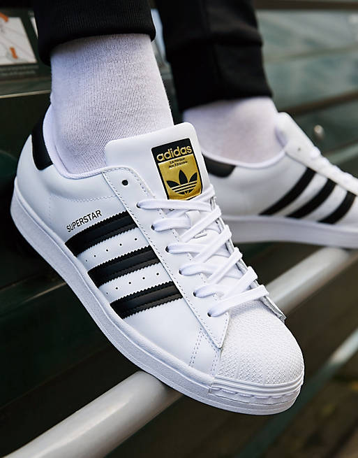 adidas Originals Superstar sneakers in white | ASOS