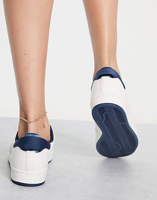 overeenkomst Recensent bevestig alstublieft adidas Originals Superstar - Sneakers in wit met blauwe strepen | ASOS