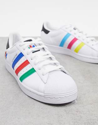 adidas superstar multicolor stripes