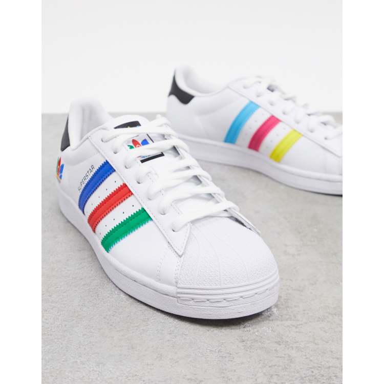 Superstar hotsell adidas colorate