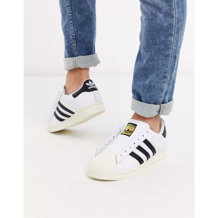 Opnieuw schieten Moeras Grammatica adidas Originals - Superstar - Sneakers zonder veters in wit | ASOS